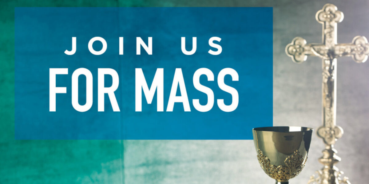 Join us for mass 